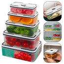 Conjunto de 4 Potes Herméticos com Vedação Perfeita | Kit Organização de Cozinha