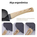 Frigideira Antiaderente Com 3 Divisórias Fritar Ovo Bacon Carne Frango Lanche Mu