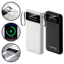 Carregador Portátil 4 Saídas Visor e Lanterna 10000mAh A'Gold BTE-18A