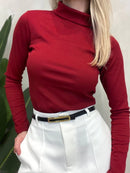 Blusa Feminina em Ribana Manga Longa Cacharrel Morgana Ref. 933