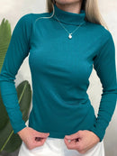 Blusa Feminina em Ribana Manga Longa Cacharrel Morgana Ref. 933